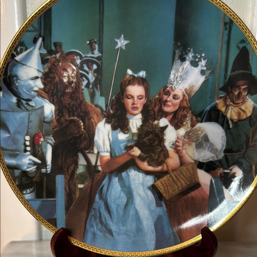 Wizard of Oz Collector's Plate There’s No Place Like Home ~ Hamilton Collection - Picture 2 of 4